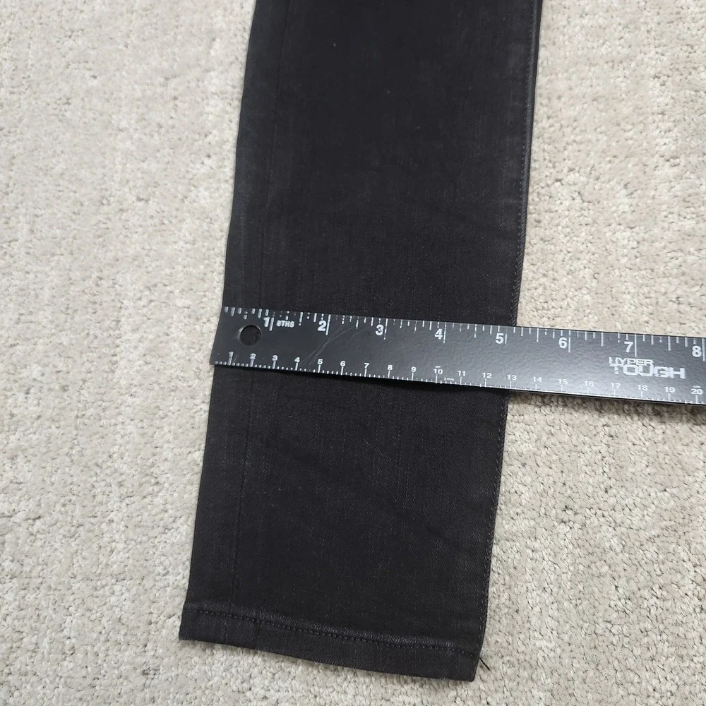 American Eagle Jeans Women 6 Long Hi Rise Jegging Stretch Denim Y2K Black Preppy